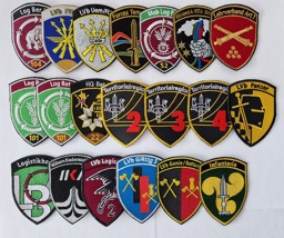 Bild von Armee 21 Badge Sammlung ohne Klett,  Sammlung mit 20 Stück
